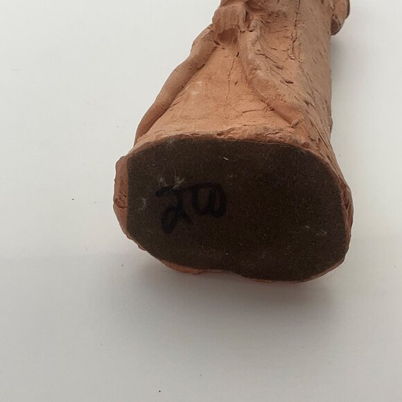 Vintage Handcrafted Art Terracotta Clay Mother & Child Figurine Sculpture*Read - Picture 13 of 15